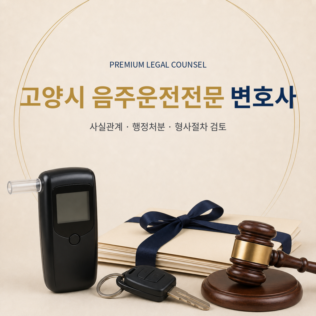 고양시 음주운전전문 변호사