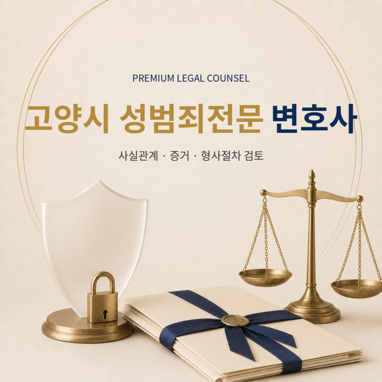 고양시 성범죄전문 변호사